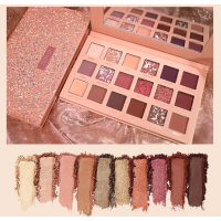 2020 Hot Sale 18 Colors Custom Eye Shadow Private Label Cosmetics Glitter Makeup Eyeshadow Palette